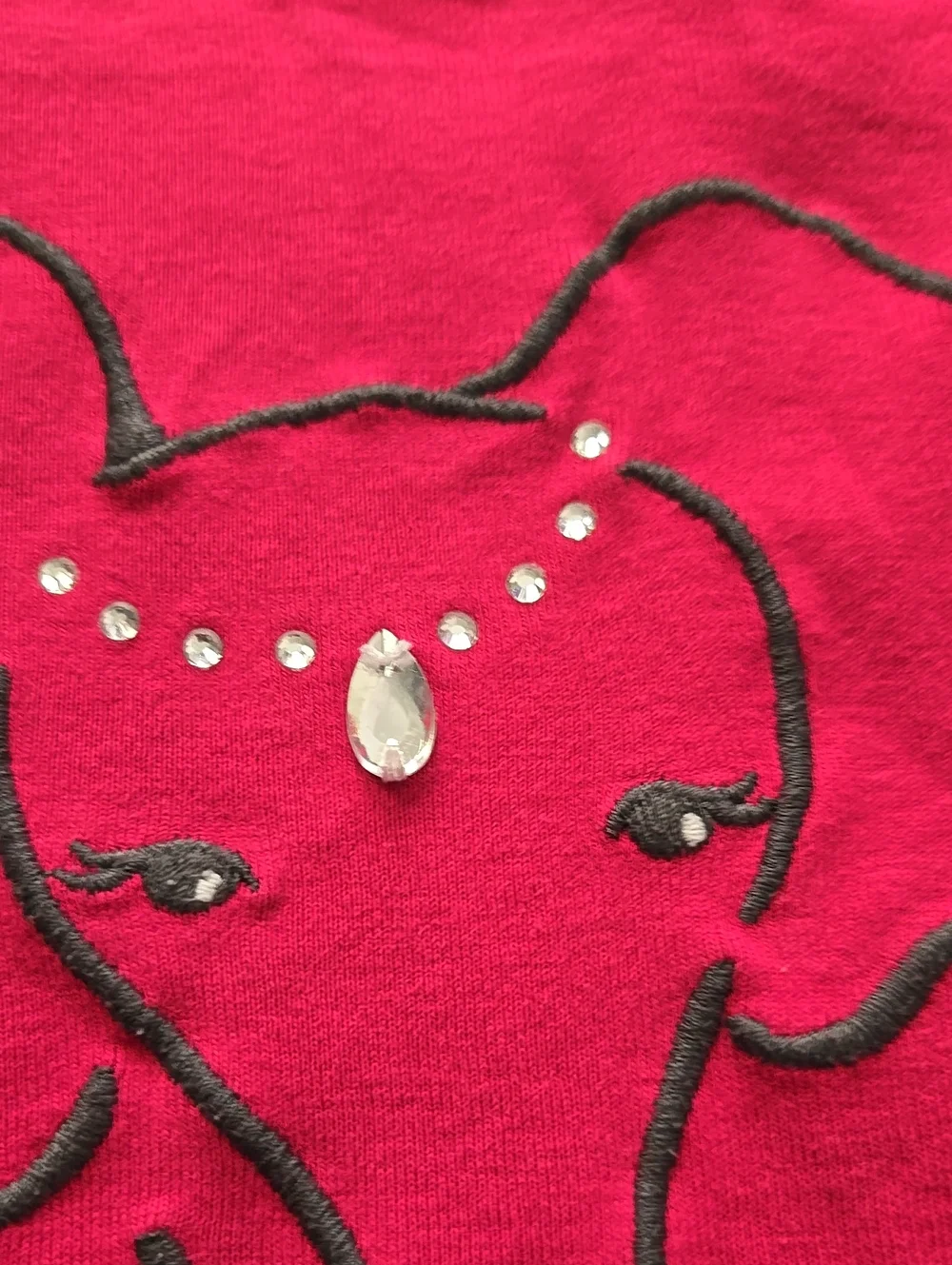 Girls' Hot Pink Elephant Tee - 8